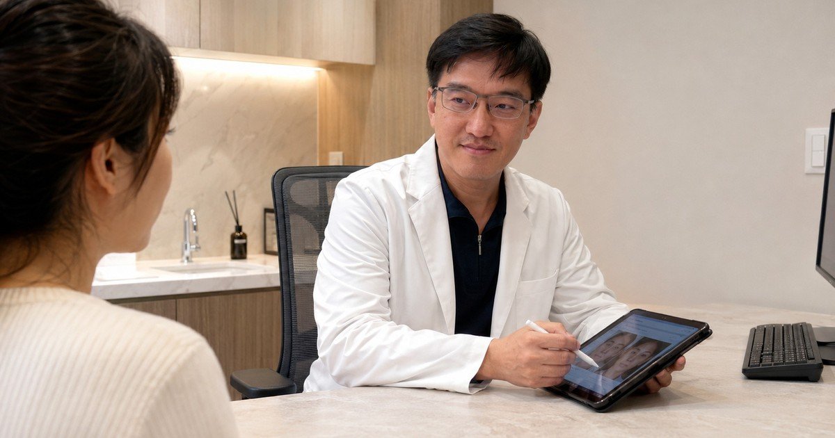 吳芮醫師解析艾麗斯精靈針如何改善太陽穴凹陷,讓臉型更飽滿自然。